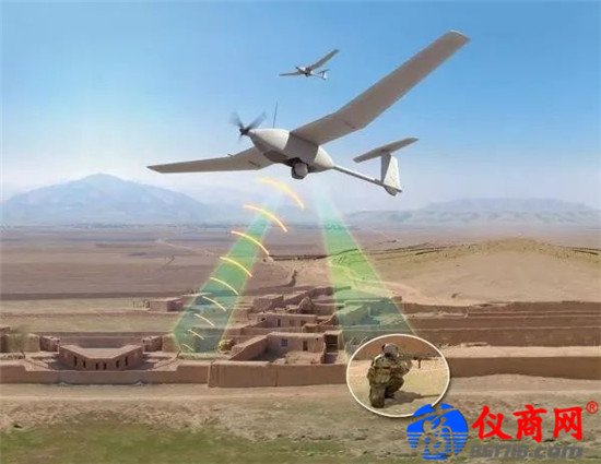 激光充電型“潛行者”無人機應用示意圖