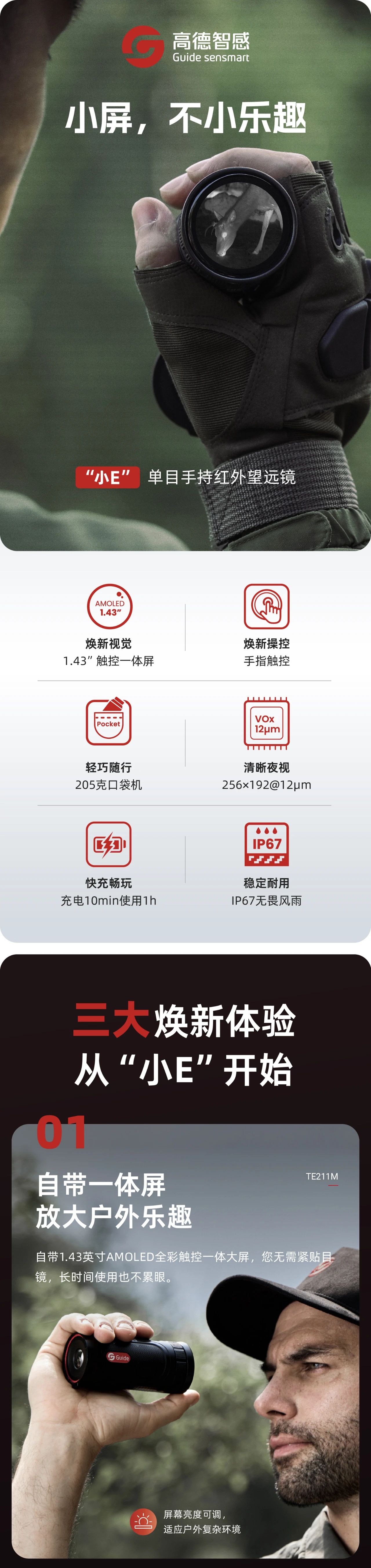 強(qiáng)推！高德智感新品——小E迷你夜視儀！